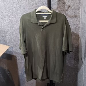Amazon Essentials Men's Olive Polo Shirt